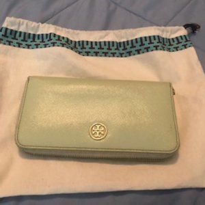 Tory Burch  Zip Wallet with change zipper section